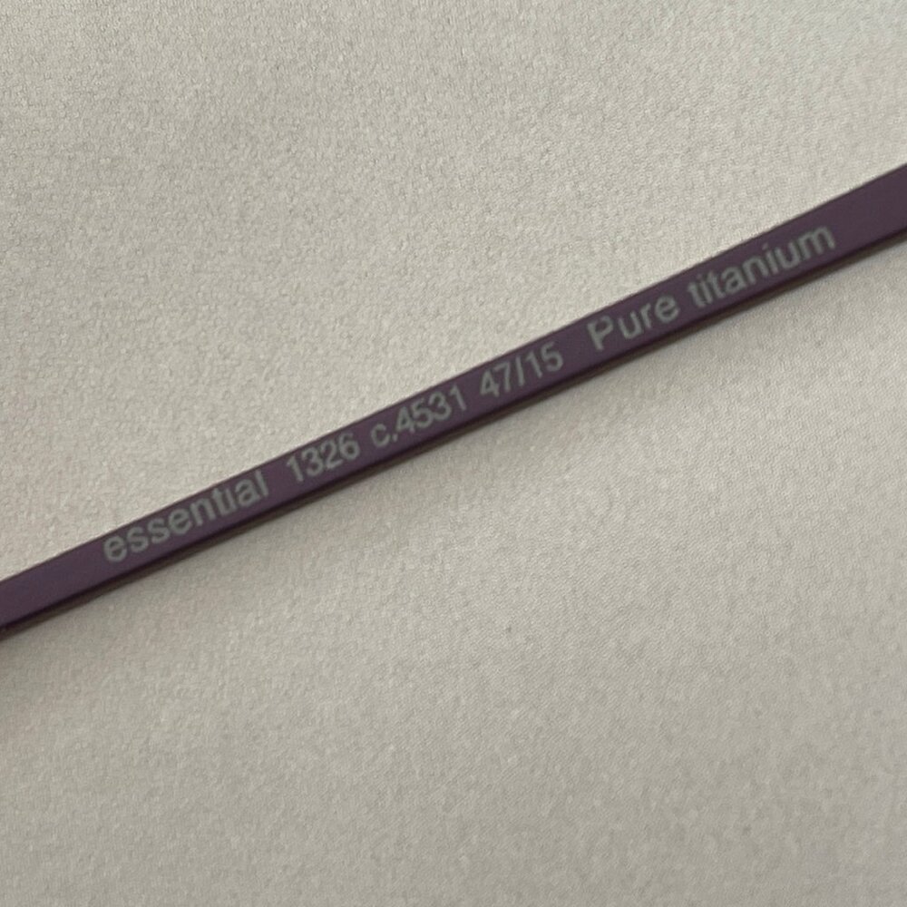 PRO DESIGN DENMARK Brown & Purple Titanium Frames: 1326 c.4531 47/15: Brand New - Picture 10 of 12